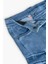 Kız Çocuk Kargo Cepli Denim Pantolon 4