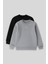 Standart Fit 2li Paket Siyah-Gri Melanj Erkek Çocuk Sweatshirt - 11232 1