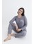 790-31 Kadın Düğmeli Yaka Uzun Kollu Pijama Takım 1