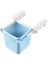Buffer® Mini Masa Çöp Kovası Plastik Tezgah Altı Geri Çekilebilir Yapışkanlı Görünmez Bölme Pratik 8