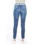 Kadın Belden Bağlamalı Jean Pantolon Mavi 10