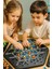 Üçgen Zincir Satranç Lastikli Zeka Oyunu Chain Chess 2