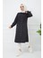 Baskı Detaylı Tunik Antrasit 1