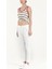 Beyaz Kargo Cepli Pantolon 40485 2