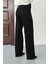 Kadın Yüksek Bel Wide Leg Jean Siyah - 616-2312 3