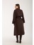 Acı Kahve Oversize Astarlı Trençkot 12