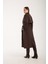Acı Kahve Oversize Astarlı Trençkot 13