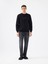 Regular Fit Siyah Erkek Sweatshirt LF2041537 2