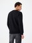 Regular Fit Siyah Erkek Sweatshirt LF2041537 3