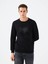 Regular Fit Siyah Erkek Sweatshirt LF2041079 1