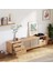 Woodendecoration Ahşap Rattan Kapak Detaylı Modern Tv Ünitesi 5
