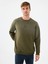 Loose Fit Haki Erkek Sweatshirt LF2041634 1