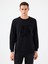 Regular Fit Siyah Erkek Sweatshirt LF2041394 1