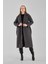 Antrasit Buklet Kaşe Oversize Kaban 6