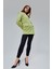 Açık Haki Regular Astarlı Kruvaze Kapama Dokuma Oversize Blazer Ceket 15