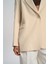 Solara Arkası Düğmeli Naturel Blazer 7