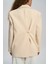 Solara Arkası Düğmeli Naturel Blazer 8