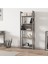 Country Dekoratif 5 Raflı Ev-ofis Kitaplık, Modern Kütüphane, Gri 8