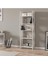 Country Dekoratif 5 Raflı Ev-ofis Kitaplık, Modern Kütüphane, Beyaz 8