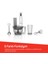 Çok Fonksiyonlu 1200W Çok Amaçlı Blender Seti Beyaz, Hızlı ve Kolay Kullanım 4