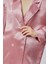Pembe Oversize Saten Takım 11