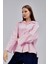 Pembe Oversize Poplin Gömlek 9