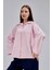 Pembe Oversize Poplin Gömlek 10
