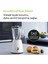 800W Cam Sürahi Smoothie Blender Beyaz Renkli, Hafif ve Şık Tasarım 6