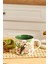 Tropic New Bone Kupa 406 ml Yeşil Tropikal Desen ile Şık Sunum İçin 5