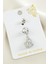 Kalp Zirkon Taşlı Çelik Piercing 1 Adet 2