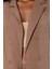 Açık Kahve Regular Astarsız Mevsimlik Ceket 8