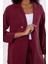 Bordo Regular Astarsız Mevsimlik Ceket 9