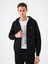 Regular Fit Siyah Erkek Sweatshirt LF2034270 5