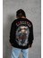 Erkek 3 Iplik Gangster Baskılı Sweatshirt - Siyah 5