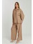 Kadın Camel Casual Oversize/geniş Kalıp Gömlek 11