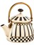 Prime Cream Emaye Bitki Çayı Demliği ve Emaye Sosluk Sütlük 14 cm 3