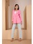 Pembe Regular Dokuma Astarlı Taş Detaylı Blazer Ceket 12