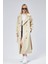Kadın Oversize Astarlı Uzun Trençkot 10