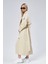 Kadın Oversize Astarlı Uzun Trençkot 12
