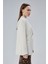 Ekru Regular Fit Yırtmaç Detaylı Blazer Ceket 12