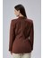 Kahverengi Regular Fit Pile Detaylı Blazer Ceket 13