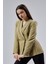 Haki Regular Fit Pile Detaylı Blazer Ceket 11