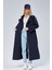 Kadın Oversize Kuşaklı Trençkot 9