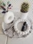 el Yapımı Beton Sunum ve Dekor Tabak – Mermer Desenli, Vernikli, Minimalist & Brutalist Tasarım 3lü Set 4