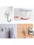 Buffer® Süper Güçlü Yapışkanlı Suya Dayanıklı Şeffaf Askı 5li Set Yeniden Kullanılabilir Kancalar 7