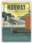Norway Oslo Norveç Oslo Viking Gemisi Ahşap Poster 20x29 cm 1