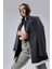 Antrasit Oversize Uzun Blazer Ceket 7