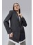 Antrasit Oversize Uzun Blazer Ceket 9