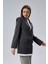Antrasit Oversize Uzun Blazer Ceket 12