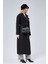 Siyah Buklet Kaşe Oversize Kaban 16
